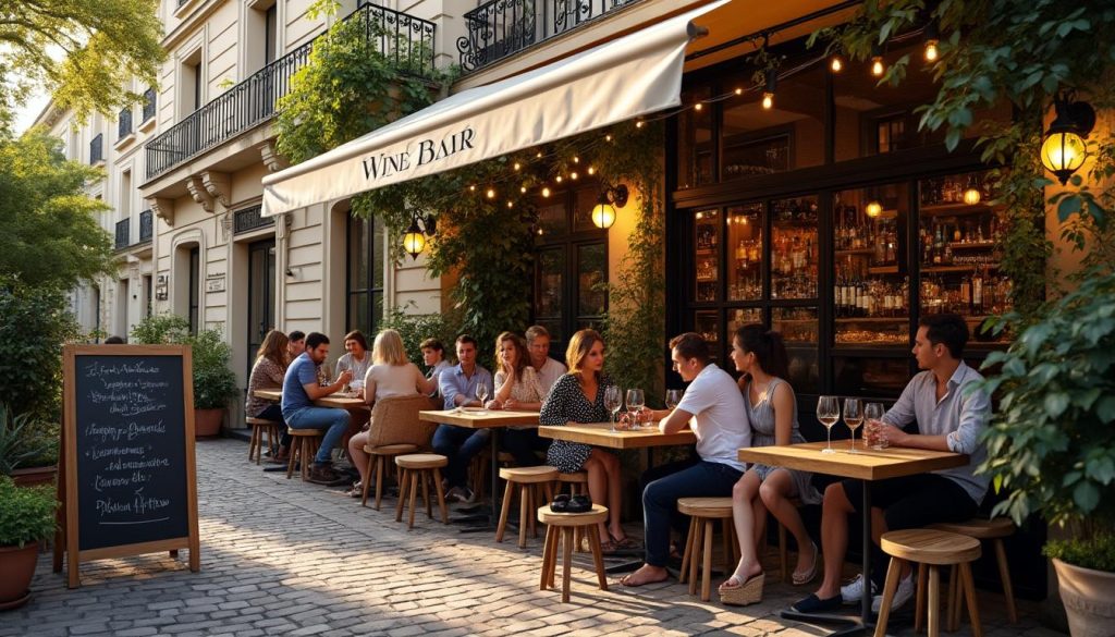 découvrez les meilleures adresses de bars à vin dans le 11e arrondissement de paris, avec des terrasses conviviales et une sélection de vins naturels à savourer.