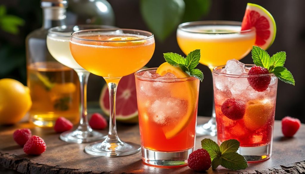 découvrez des recettes originales de cocktails au gin avec jus de fruit, parfaites pour surprendre vos invités et égayer vos apéritifs.