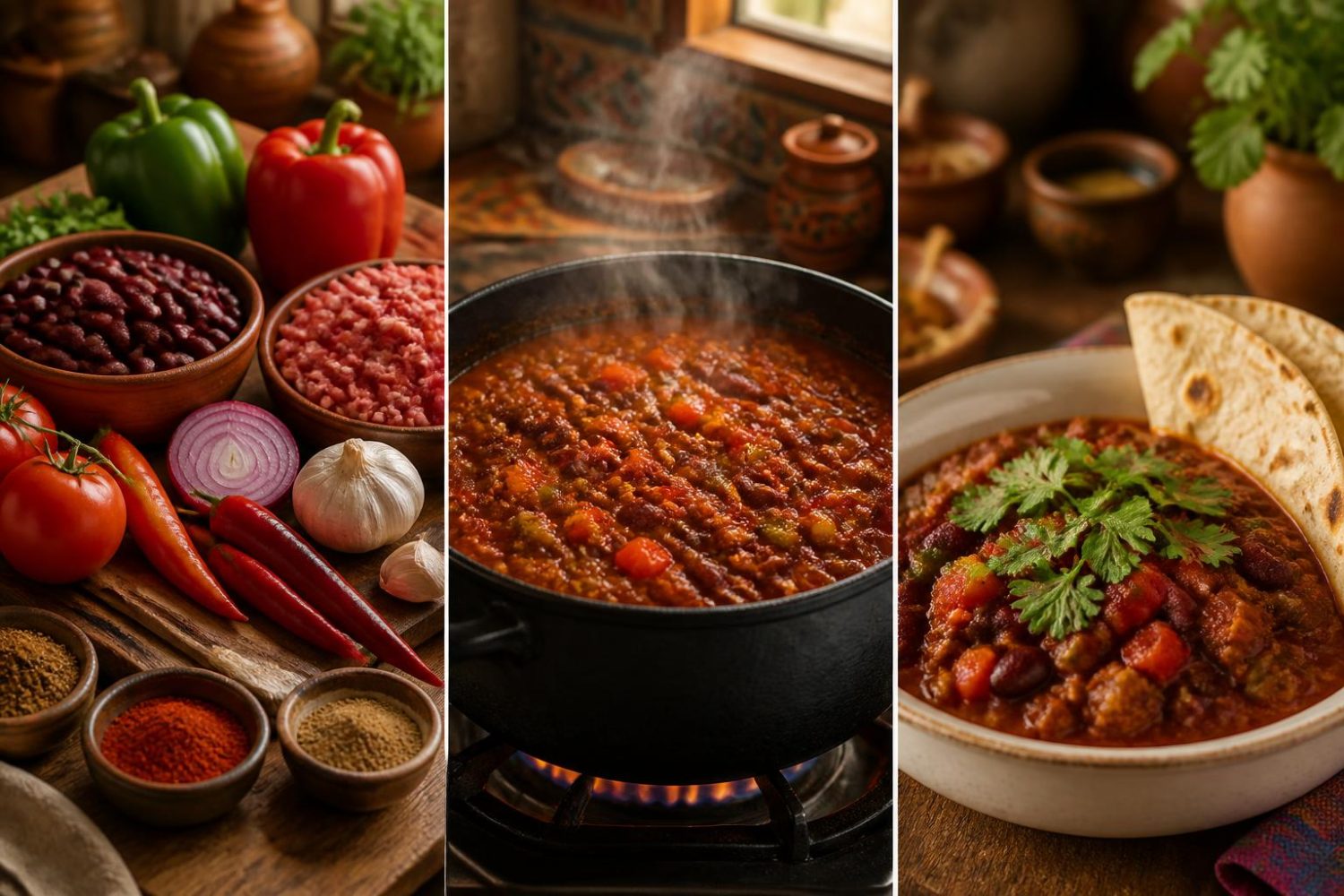 Chili cone carne : la recette traditionnelle mexicaine étape par étape