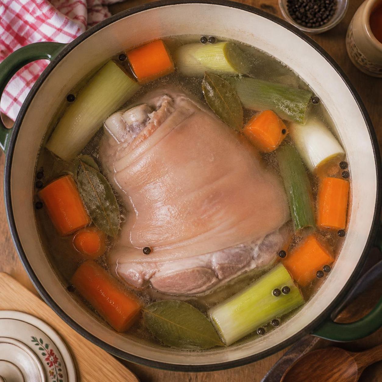 découvrez la durée idéale de cuisson d'un jarret de porc à l'eau pour une viande tendre et savoureuse. guide simple et pratique pour réussir votre recette.