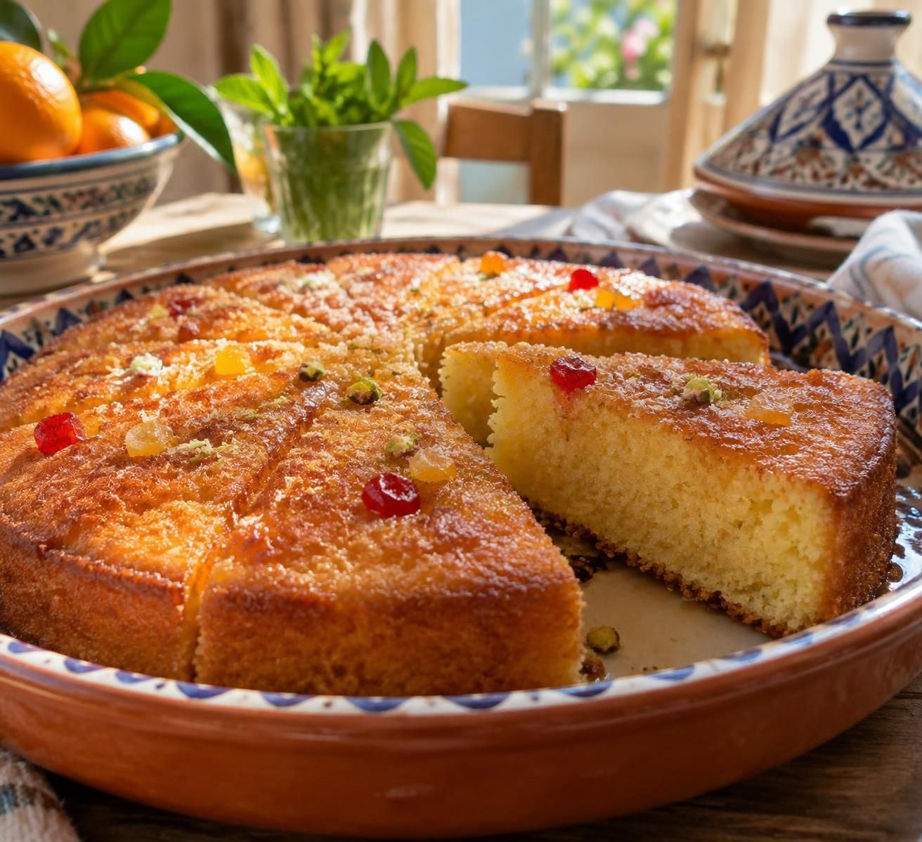 préparez un gâteau de semoule rapide et facile, sans œuf : une recette simple et fondante, idéale pour un dessert maison gourmand.