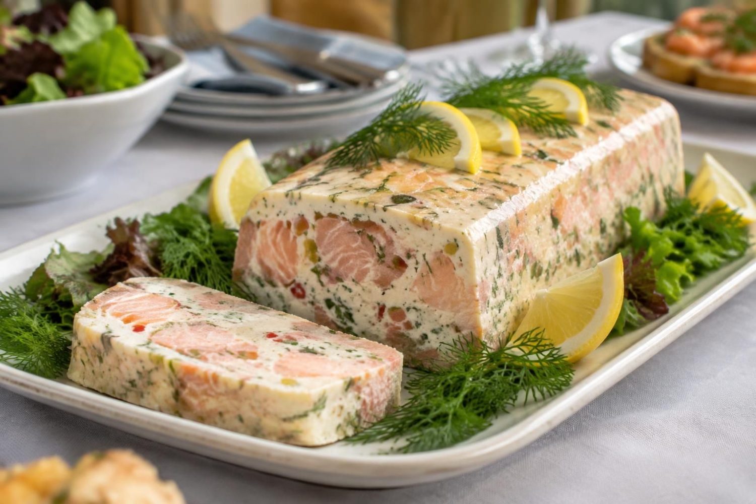 Pain de poisson au saumon ou au thon : la terrine à servir froide pour un buffet