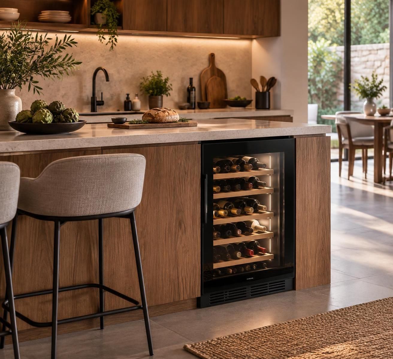 découvrez les options pour installer une cave à vin dans votre cuisine : modèle encastré, intégré ou en colonne, avec conseils pour bien choisir.