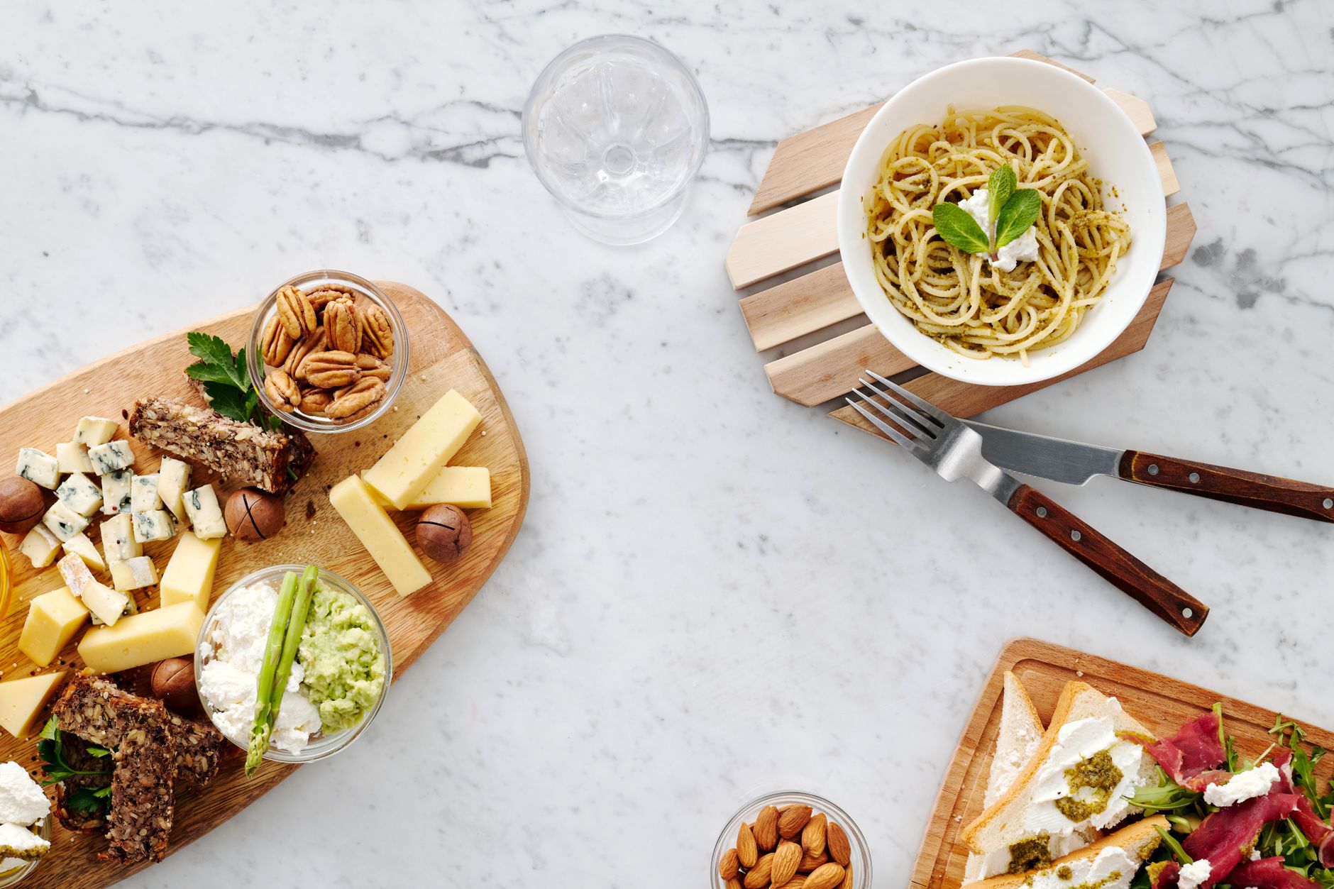 Fromages légers : trois recettes fraîches pour commencer — plats de fromage léger ingrédients frais